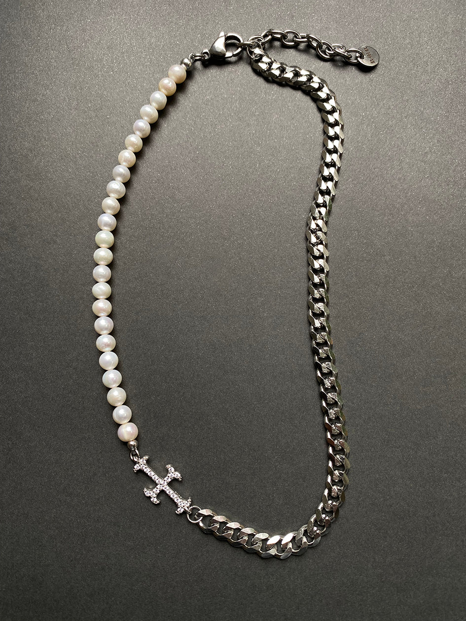 THE ADAMAS PEARL CHAIN CHOKER - Image 2