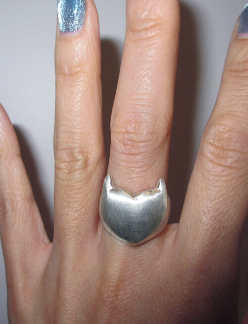 THE DEVIL HEART RING 925 sterling silver