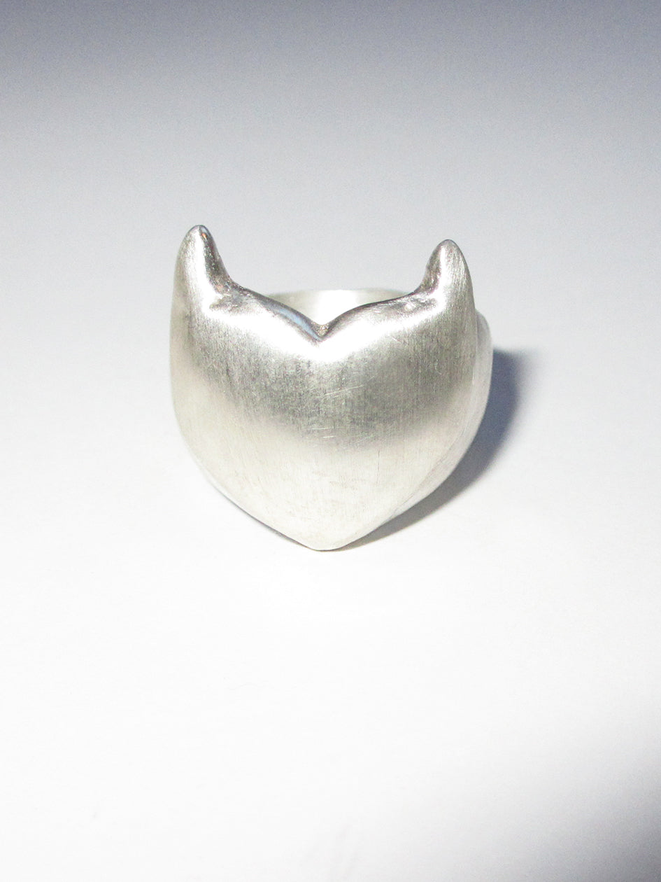 THE DEVIL HEART RING 925 sterling silver - Image 2