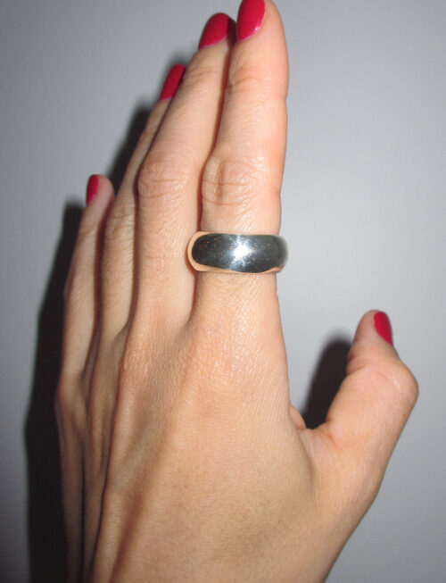 XL SILVER STACK RING 925 sterling silver
