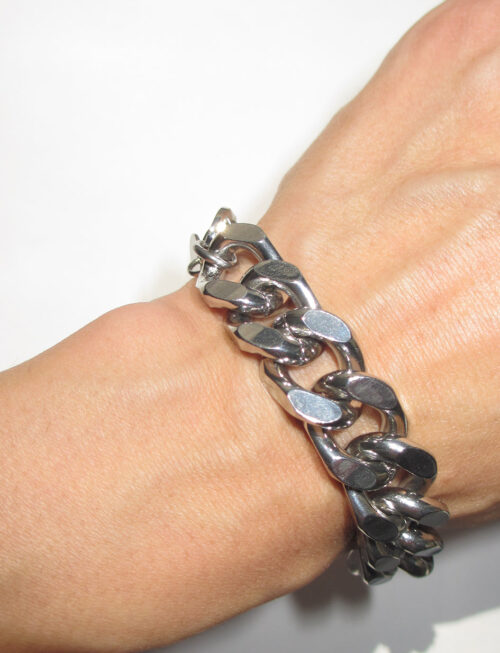 THE XL VINCULUM CHAIN BRACELET SILVER